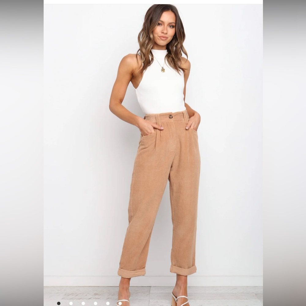 Petal & Pup Tan Cropped Pants